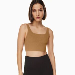 1 Day Sale 🔴 Aritzia Babaton Sculpt Knit square-neck top